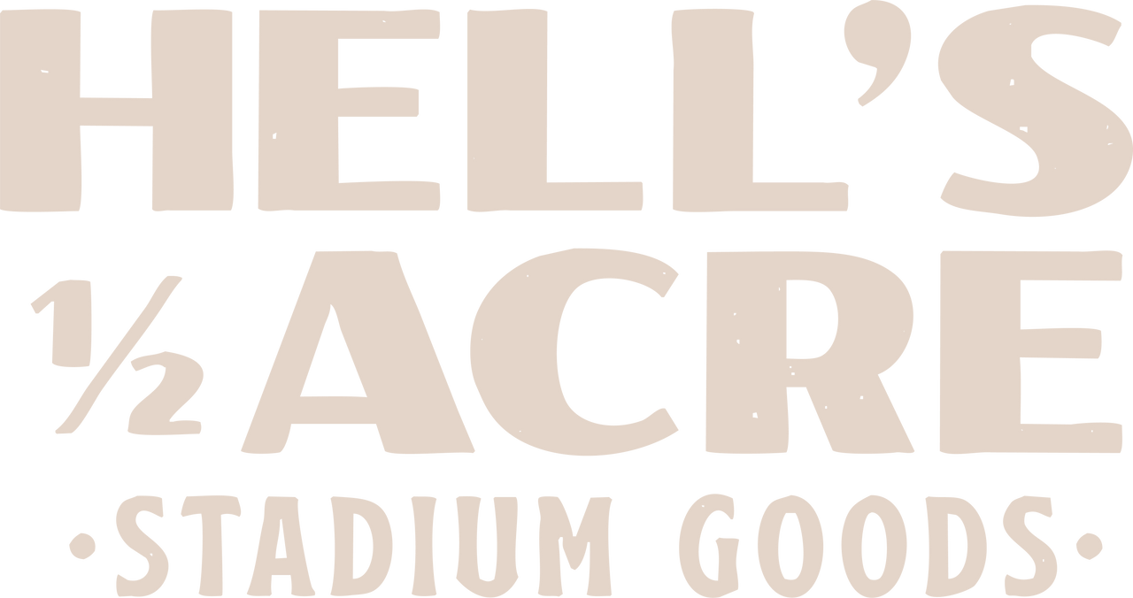 Hell's Half Acre Stadium Goods