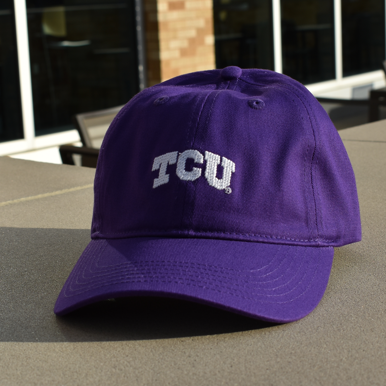 Cross-Stitch TCU Dad Hat