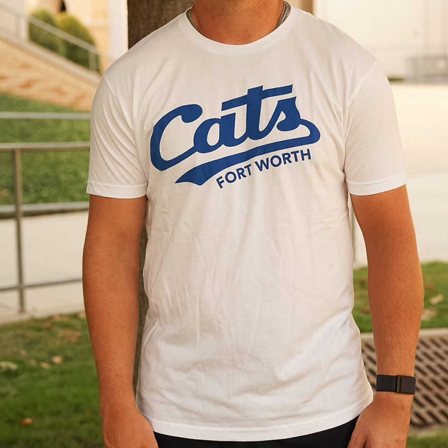 Fort Worth Cats Script Tee