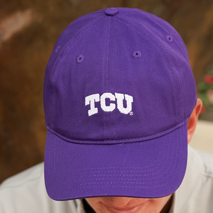 Cross-Stitch TCU Dad Hat