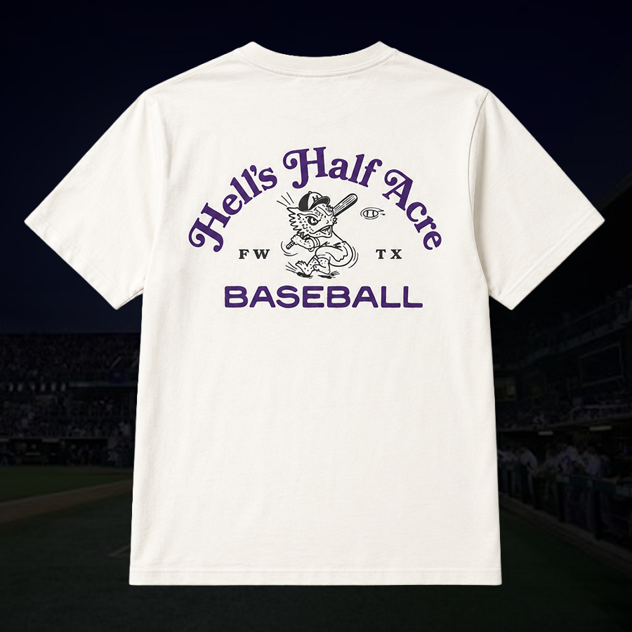 Hell's Half Acre Baseball Tee