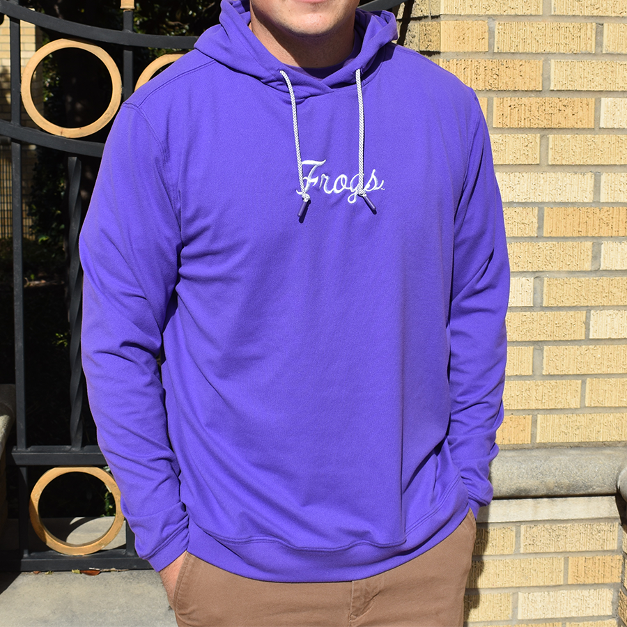 Lightweight Script Frogs Hoodie