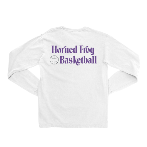 Horned Frog Basketball Long Sleeve Shirt